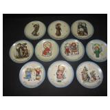 10) Hummel Collector Christmas Plates