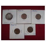 1943-D Wartime Steel Cent,1968-D & S Lincoln Cents