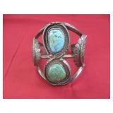 Sterling Silver And Stone Bracelet