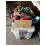 Fabric, Afgan, Artificial Flowers