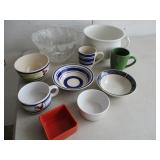 Bowls, Coffee Cups, Plates, Lead Crystal Bowl