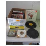 Vinyl Records and Books