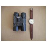 Watch and Binoculars