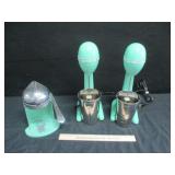 Vintage Juicer, 2) Hamilton Beach Milkshake Makers