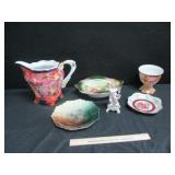 French Insired Glassware Signed