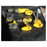 Dewalt Sawzall, Flashlight, Batteries and Charger