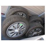 4) SN3980 Tires w/ Spinners