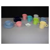 Bright Colored Coffee Mugs and Tea Cup Sets