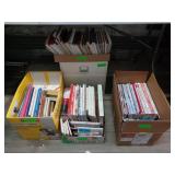 4) Boxes of Cookbooks, 3 Drawer Organizer