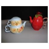 2) Teapot Sets with Cups