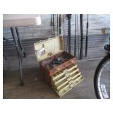Fishing Poles & Tackle Box