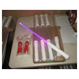 4) Sets of SPACE Lascrsword and 2) Spinner Toys