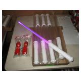 4) Sets of SPACE Lascrsword and 2) Spinner Toys