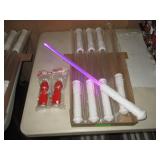 4) Sets of SPACE Lascrsword and 2) Spinner Toys