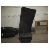 Leather Saddle Bag, Hanging Gun Sleeves