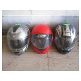 3) Motorcycle Helmets (Lazer, Caberg, Gmax)