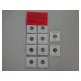Dimes: Roosevelt, Mercury, Barber