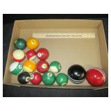Pool Balls and 2) Croquet Balls
