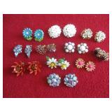 Signed Earring Sets (Weiss, Linsner, Trifari)