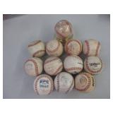 12) High School Signed Baseballs