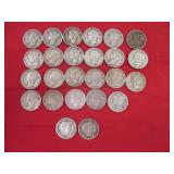 23) Mercury Dimes (1917-1946)