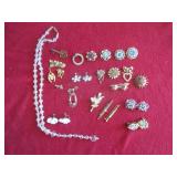 Ladies Pins, Earrings Brooch
