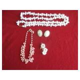 Necklaces, Pin, Earrings