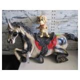Old- Fashioned Rocking Horse & Dog Bank
