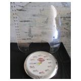 Harley Davidson Clock and Motorcycle Windshield