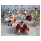 Tea Pots, Cups Ro- Tray and More