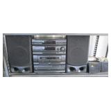 Sony Stereo System with 2) Speakers and CD
