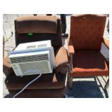 2) Chairs and an Air Conditioning Unit
