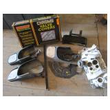 Chrome Valve Covers, Mirror Extensions