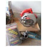 Circular Saw, Grinder, Spark Plug Wire Set