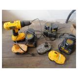Dewalt Drill, Batteries and Battery Packs