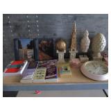 Asian Decor, Clock, Romance Novels