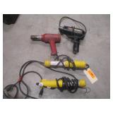 2) Work Lamps, 2) Heat Guns