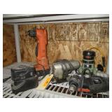 Router, Jig Saw, Right Angle Drills