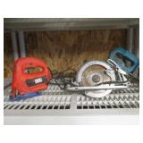 Makita Skill Saw, Black & Decker Jig Saw