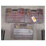 3) Storage Totes w/ Contents; Nuts, Bolts, Screws
