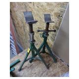 2) Greenlee Screw Type V-Stand