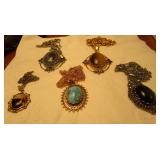 5) Polished Stone Necklaces