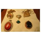 5) Polished Stone Necklaces