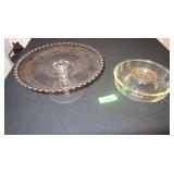 Queen Ann Glass Bunt Pan, Vintage Ornate