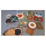 Round Painted Art Work, Coke Tray, Wall Shelf