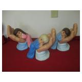"Laying In Gods Hand" Ceramic Figurines