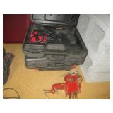 Bench Clamp, Craftsman Drill In Case, 2) Empty