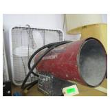 Industrial Heater and Box Fan