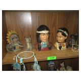 Native American Busts And Decor