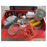 Extension Cords, Bucket, Car Chains, Wire